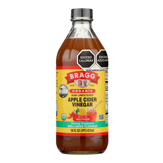 Vinagre De Manzana Orgánico con Pimienta Cayena