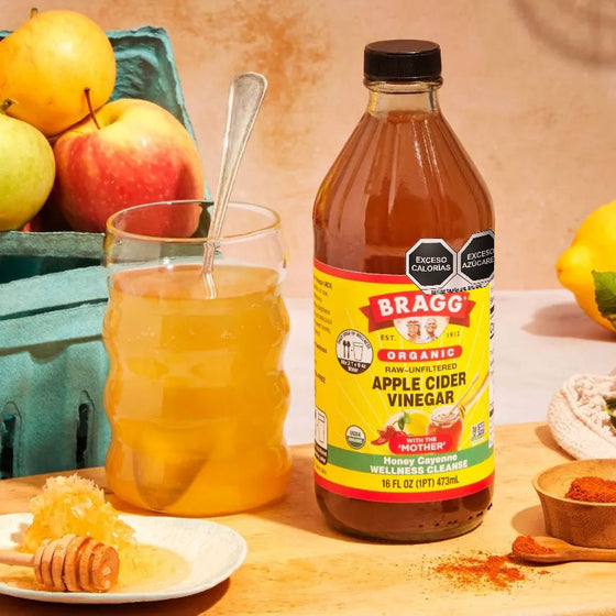 Vinagre De Manzana Orgánico con Pimienta Cayena