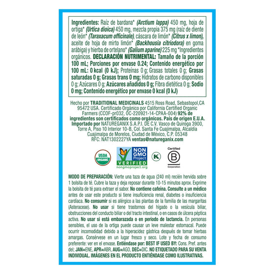 Té Orgánico Everyday Detox® Limón
