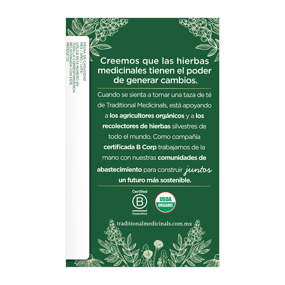 Té Orgánico De Cúrcuma Con Filipéndula y Jengibre