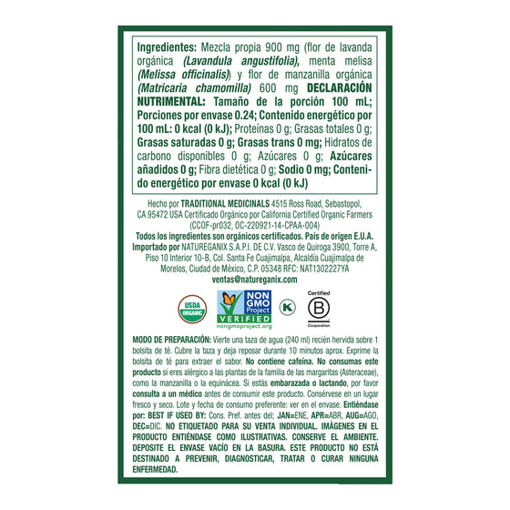 Té Orgánico De Jengibre Con Manzanilla