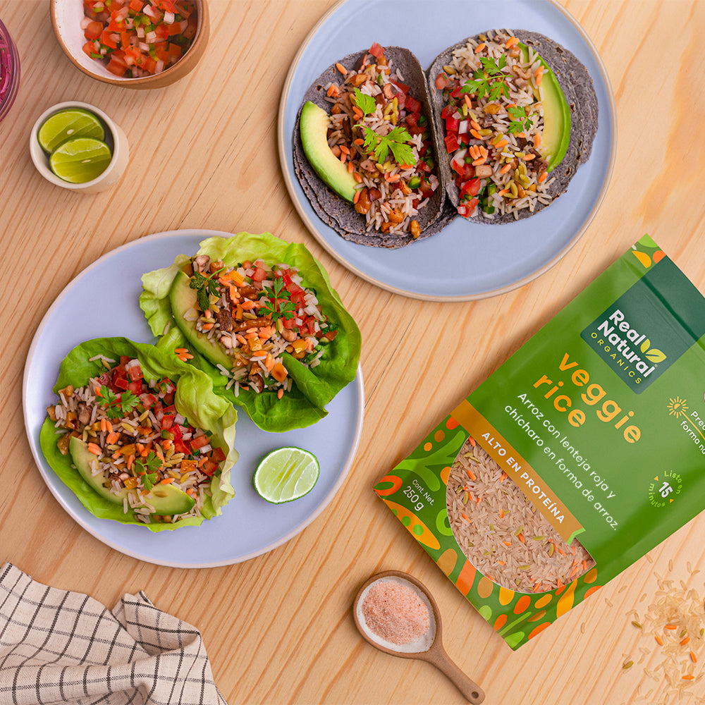 Veggie Rice Orgánico Sin Gluten Real Natural – Natureganix