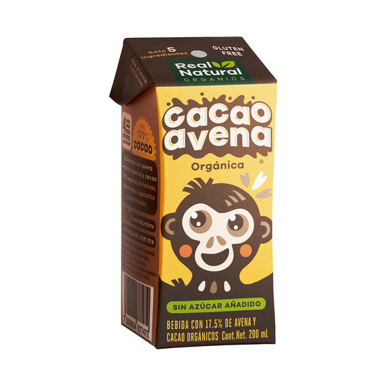 Bebida de Avena y Cacao Orgánico 200 mL