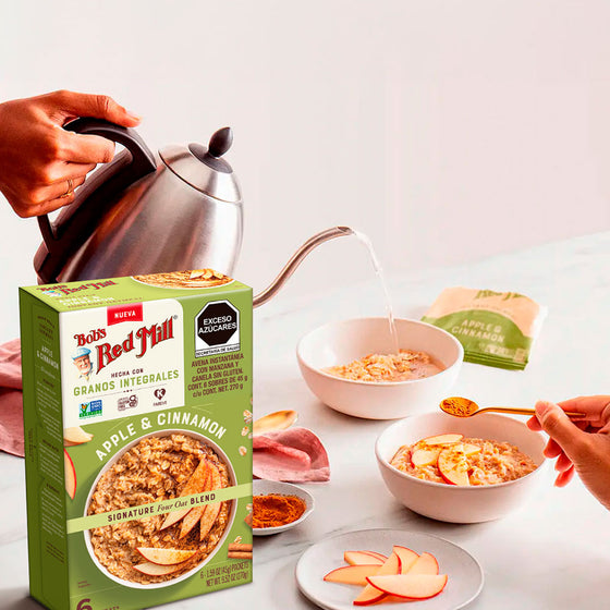 Avena Instantánea Con Manzana y Canela Sin Gluten