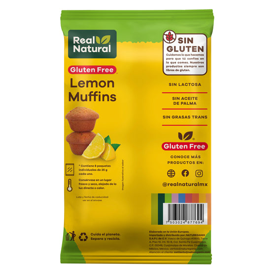 Lemon Muffins Sin Gluten