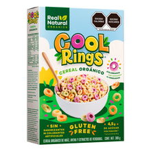  Cereal orgánico de maíz, avena y arroz, Cool Rings