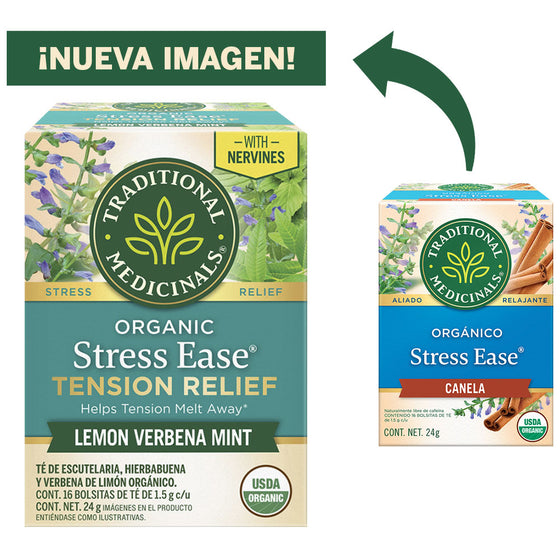 Té Orgánico Stress Ease Verbena de Limón