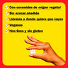 Suplemento alimenticio a base de vinagre de manzana con ceramidas