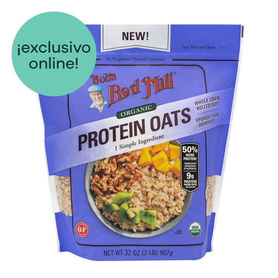Avena Orgánica Alta en Proteína Sin Gluten