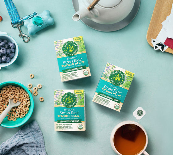 Té Orgánico Stress Ease Verbena de Limón